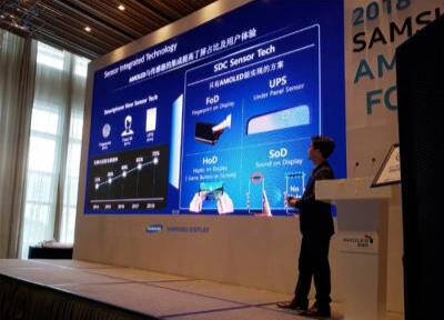 Samsung Display details its future sensor technologies for under-the-OLED solutions